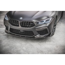 Накладка сплиттер на передний бампер на BMW M8 F93 Gran Coupe